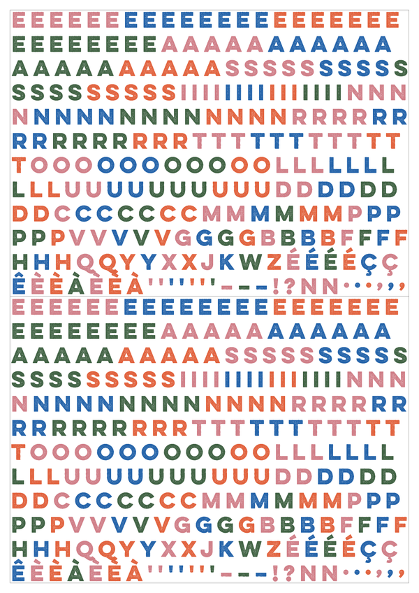 Planche Alphabet