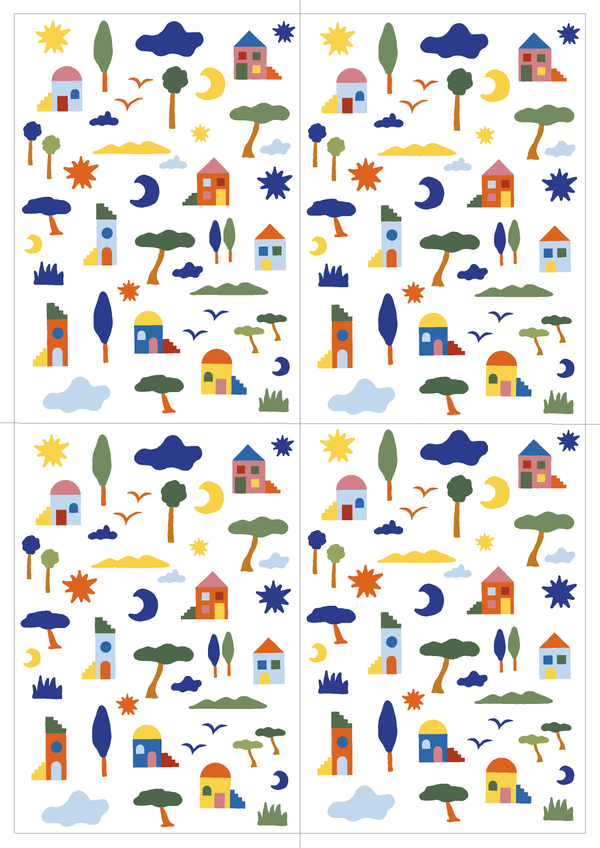 Planche Paysage de mediterranée
