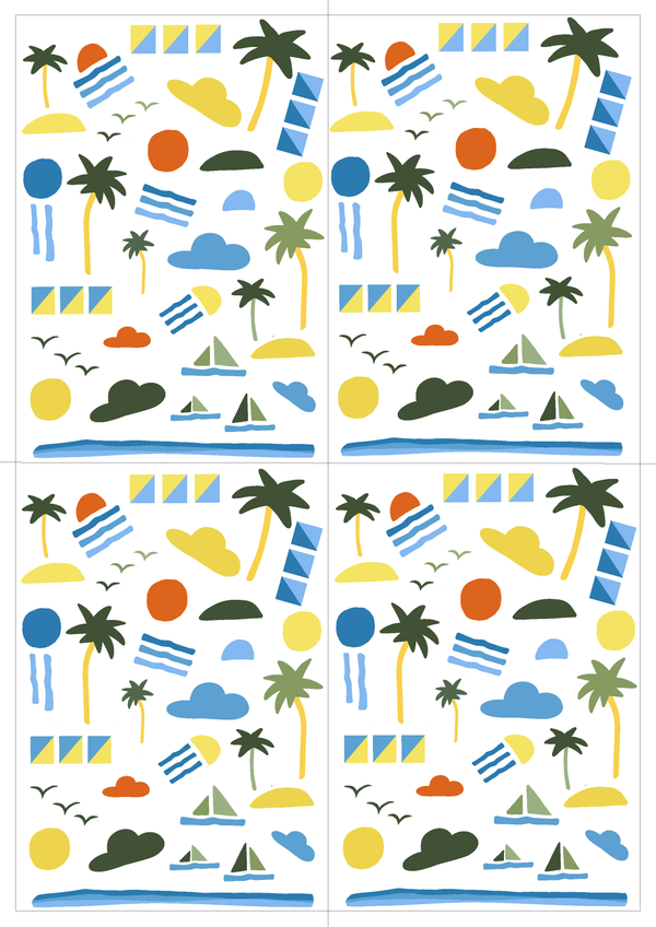 Planche Paysage de vacances