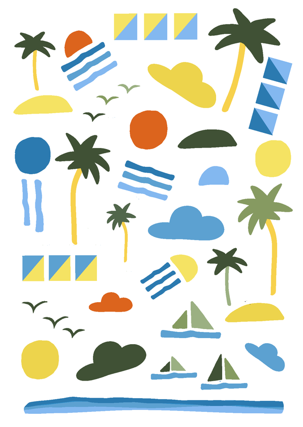 Planche Paysage de vacances